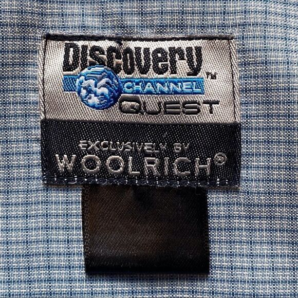 Woolrich Discovery Channel Quest Short Sleeve Button Down Shirt Size XXL - Picture 3 of 11